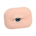 thumbnail image 1 of Xuanheng 3D Silicone Eye Model Eyebrow Line Practice Multipurpose Makeup Practice Aid blue right, 1 of 8
