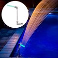 thumbnail image 3 of Pool Fountain - Glow-in-the-dark, Adjustable Threaded Interface, Cool Warm Pool Waterfall Sprinkler, Return Jets, Swimming Pool Supplies, 3 of 8