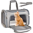 thumbnail image 6 of Ultra-Comfy Portable Pet Carrier Bag - Spacious, Premium Plush Mat for Puppies & Kittens - Safe, Portable Travel Companion for Medium Cats And Small Dogs Up to 15 Pounds - Comfortable, Ventilated, 6 of 15
