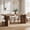 Brown, variant on Fnova 63" Rectangular Modern Dining Table, Wooden Modern Kitchen Table for 6 People for Dining Room, Warm Brown (Chairs Not Included)