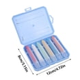 thumbnail image 2 of A Colored Dustless Chalk Set With Plastic Barrel For Blackboard Writing Washable 6 Colors A, 2 of 6