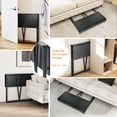 thumbnail image 4 of Homy Casa Black Folding Writing Desk, 31in Compact Computer Table for Home Office or Study, Black, 4 of 10