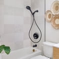 thumbnail image 2 of Wowow Single-Handle 8-Spray Shower Faucet 1.8 GPM with Adjustable Head and Tub Spout in Oil Rubbed Bronze (Valve Included), 2 of 7
