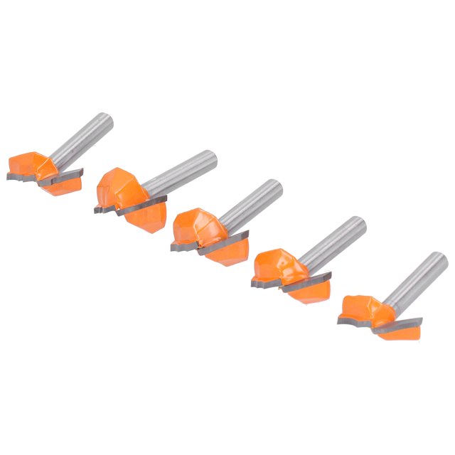 Herramienta de Corte de Carpintería ANGGREK broca de enrutador de vástago Amarillo de 1/4