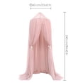 thumbnail image 2 of Dosel para cama de bebé, dosel decorativo, mosquitera, mosquitera para bebés y niños, color rosa, 2 of 6