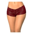 thumbnail image 2 of Bóxer Secret Treasures para Mujer, Vino Casual Encaje Talla EG, 2 of 4