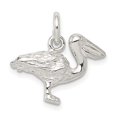 thumbnail image 3 of 925 Sterling Silver Pelican Charm Pendant, 3 of 5