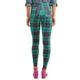 thumbnail image 2 of Time and Tru Women's Soft Knit Print Jeggings, 2 of 4
