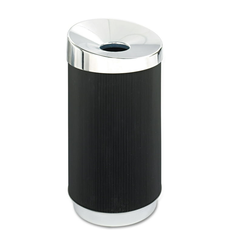 At-Your-Disposal Vertex Receptacle, 38 gal, Polyethylene, Black At-Your-Disposal Vertex Receptacle, 38 gal, Polyethylene, Black