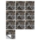 thumbnail image 2 of Azulejo de pared Vinilo Flor Etiqueta de la pared Mural Calcomanía para azulejos Etiqueta autoadhesiva impermeable para azulejos, MZ-2-120, Grande seitruly HA002473-137, 2 of 6