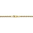 thumbnail image 3 of 10K Yellow Gold chain Rope Diamond-cut 7 in 2.8 mm, 3 of 4
