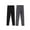Black+Gray, variant on SILVERCELL 2 Packs Girls Casual Solid Leggings Tights Big Girl Sports Dance Athletic Pants, 3-12 Years
