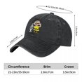thumbnail image 3 of Gorra de béisbol vaquera con dibujos animados de Charlie Brown y Snoopy de Peanuts, estilo hip hop, estilo hippie, informal, para verano, para hombre y mujer, 3 of 4