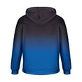 thumbnail image 5 of Long Sleeve Hoodies for Men Pullover Big & Tall Clearance Gradient Sweatshirts M-4X Plus Size Casual Basic Loose Comfort Hoodie Tops with Front Pocket, 5 of 6