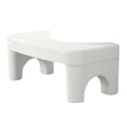 thumbnail image 1 of Taburete resistente para sentarse en cuclillas, taburete para inodoro, práctico y portátil con junta antideslizante, taburete con escalones de 7 Sunnimix Baño inodoro reposapiés taburetes, 1 of 8