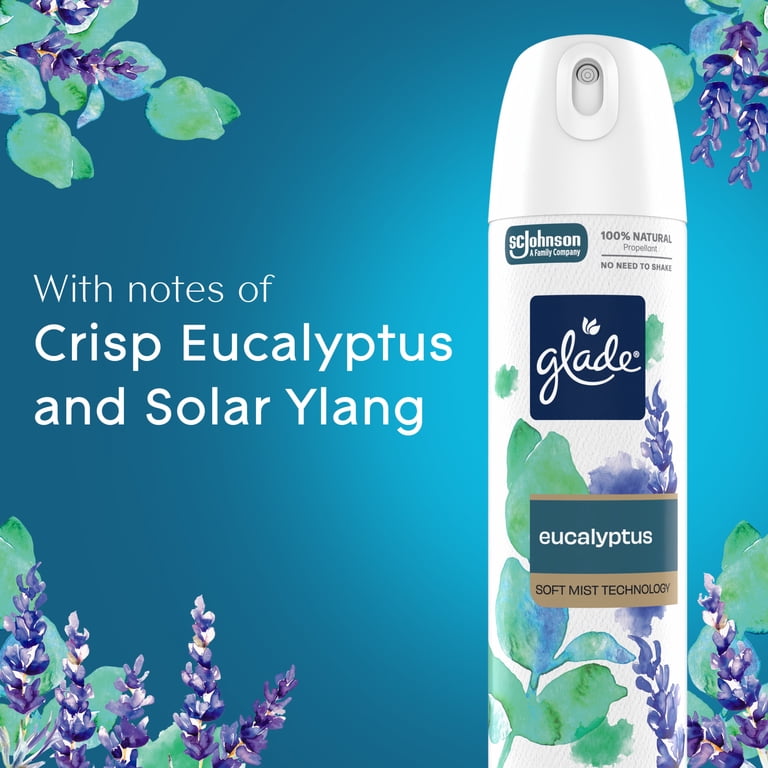 Glade Eucalyptus Air Freshener Soft Mist Aerosol (7.3 oz)