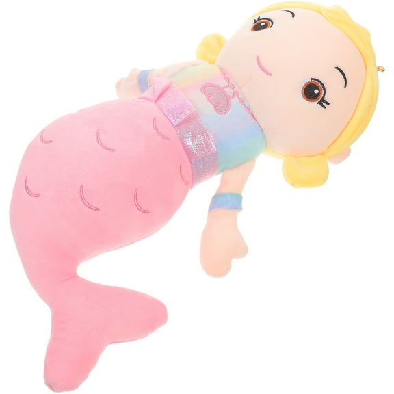 ETHZZLE Soft Mermaid Plush Doll for Girls, Cute Comfort Toy, 1 Piece Entertainment Stuffed Animal