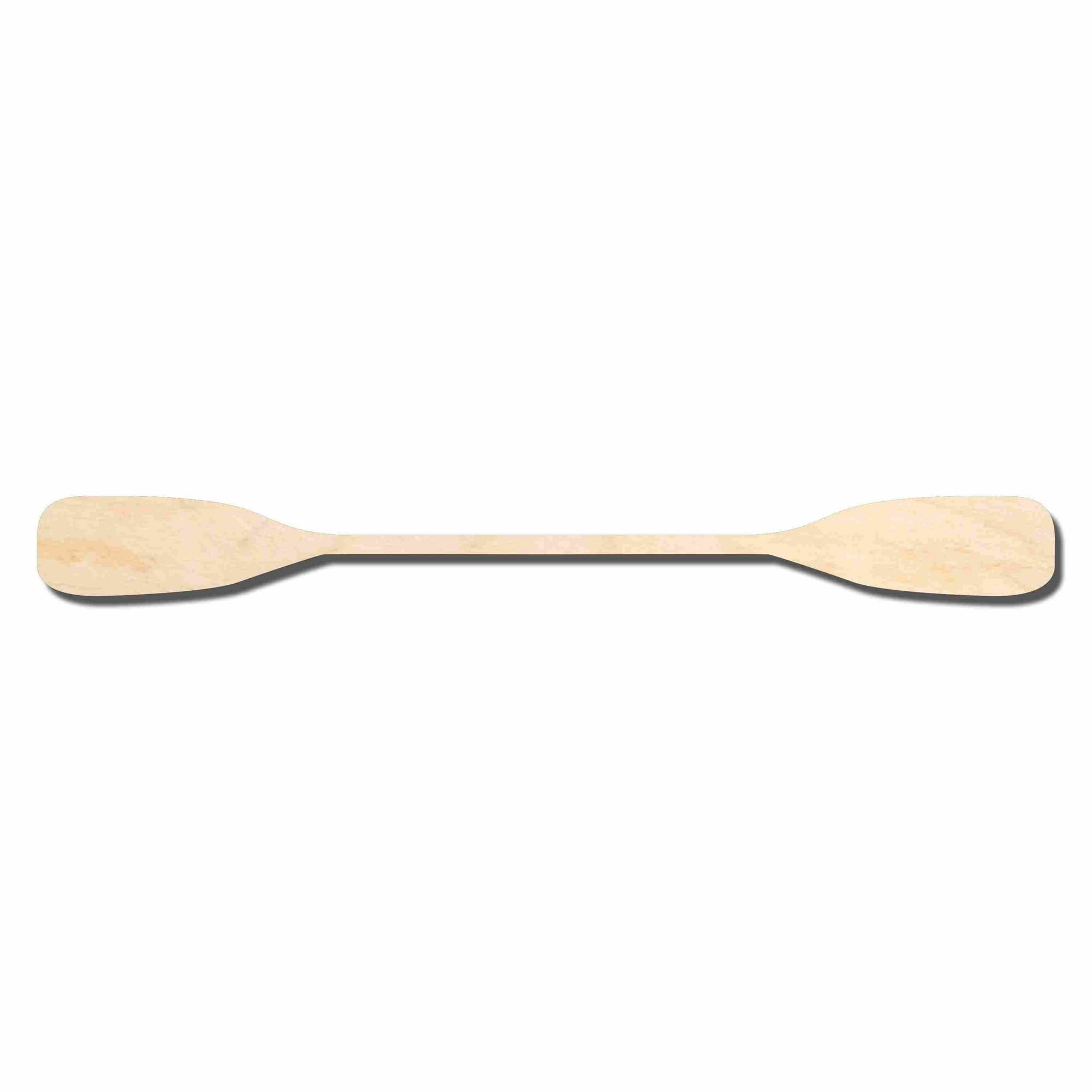 Unfinished Wood Kayak Oars Silhouette - Craft- up to 24" DIY 3" / 1/2"