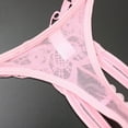 thumbnail image 5 of Sexy Thongs for Women Open Crotch Panties Naughty White Thong Pearl Thong One Size, 5 of 5