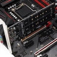thumbnail image 3 of 4X Double-Sided 4-Disk NVME Card PCIeX16 to M.2 M-Key NVMEx4SSD 2U Server Array Expansion Adapter Split Card,Black, 3 of 8