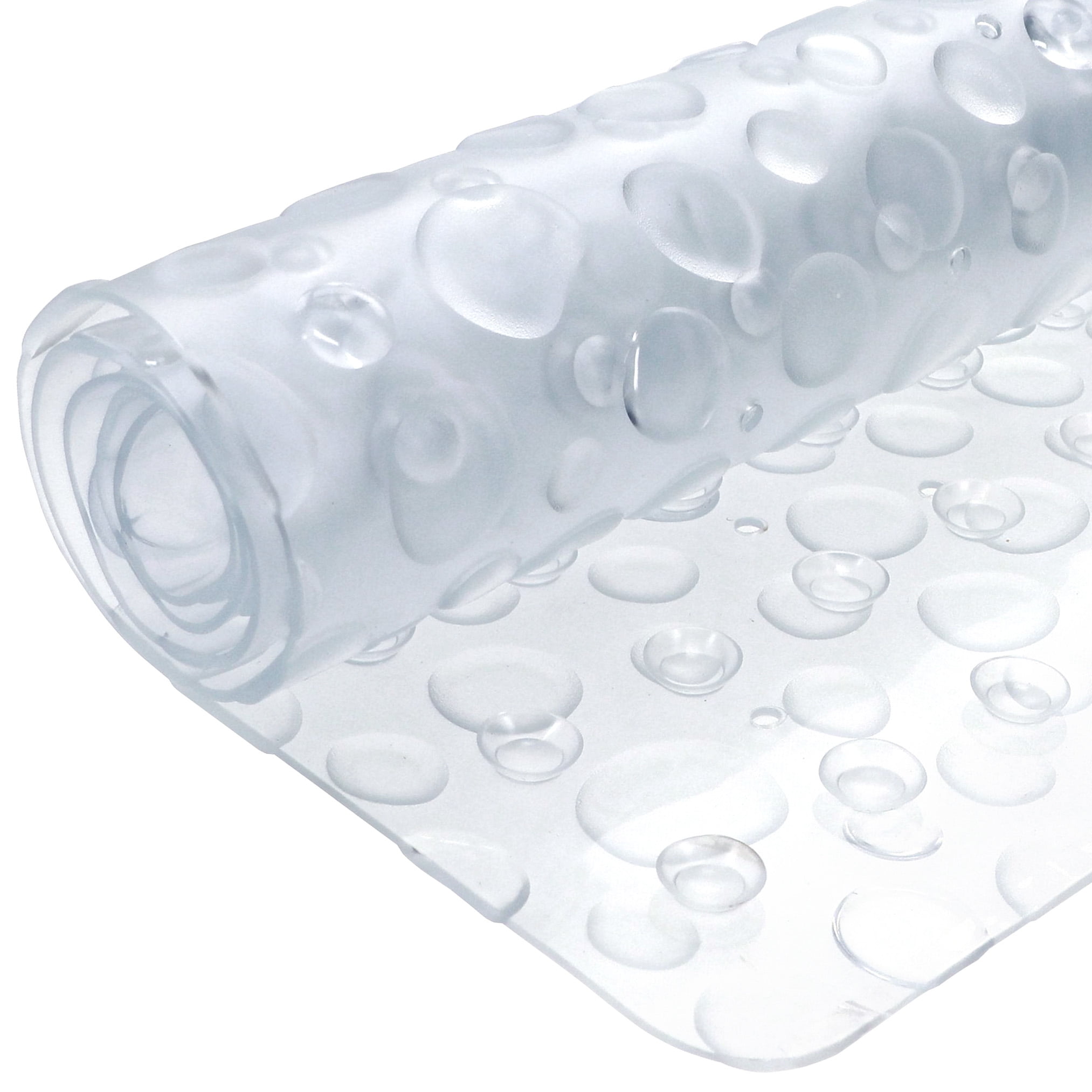 Mainstays Oval Bubble Bath Vinyl Tub Mat, Clear, 16 x 27 - Yahoo