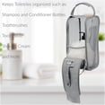 thumbnail image 4 of Neceser de malla colgante Simplify, organizador de viaje, gris, 4 of 8