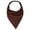 Brown, variant on High Elastic Turban Style Headband A Comfortable Breathable Hair Scarf for Women. A Fashion Triangle Headwrap That Doubles As A Hair Rope and Boho Headband for Daily Wear