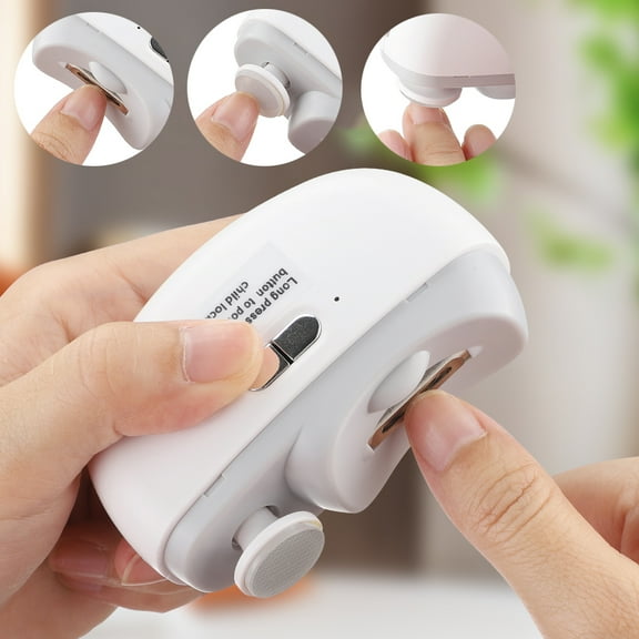 Electric Nail Clipper Intelligent Automatic Multifunctional Nail Grinder for Children and Adult Nail Trimmer Nail Trimming Nail Polishing USB Charging