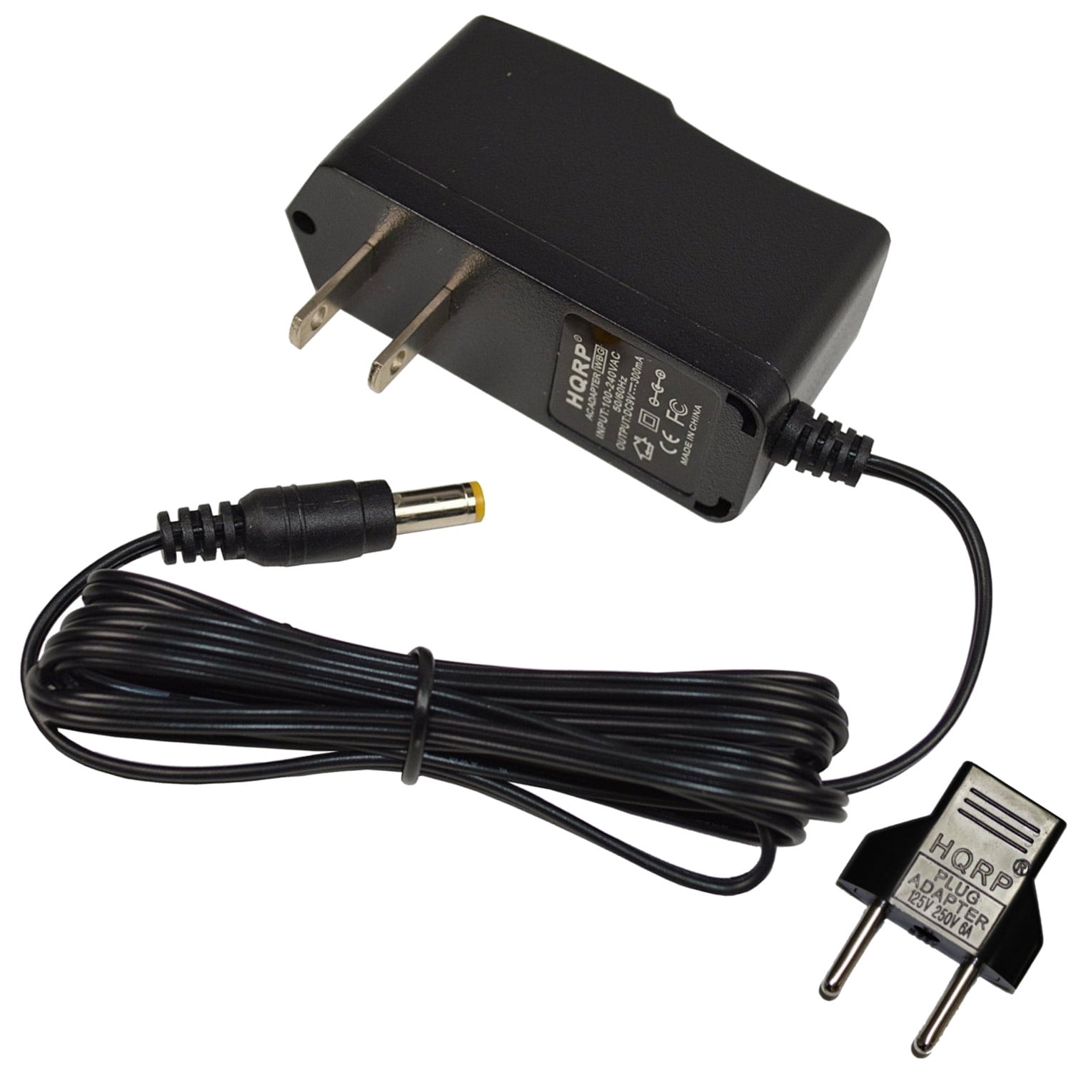 HQRP AC Power Adapter compatible with Vtech 9V 300mA EN16558 EN61558 EN60742 (works with all
