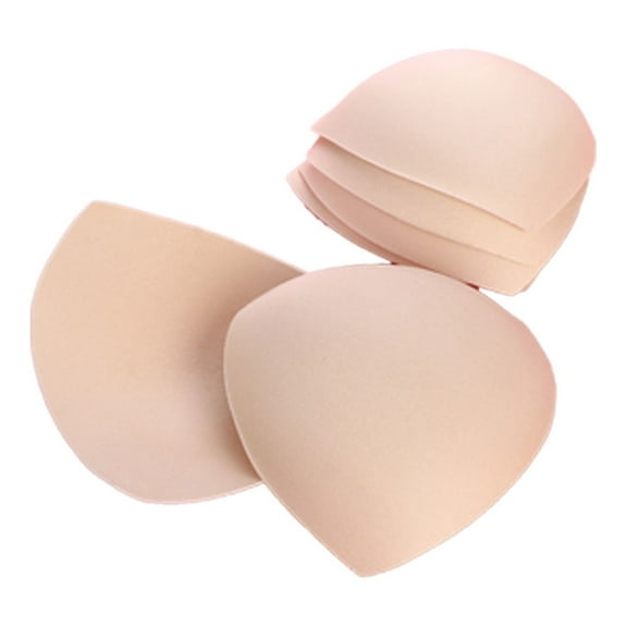 Pluokvzr 3 Pairs Removable Bra Pads Inserts Women Comfy Push Up A Cup Bra Pads Insert Reusable Washable Bra Pads Gentle on Skin Breathable Underwear Pads Breast Enhancer