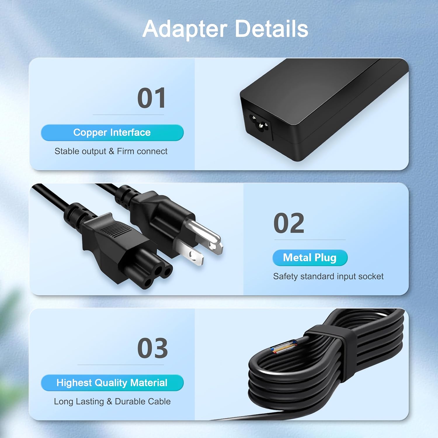 90W AC Adapter For Dell Inspiron Latitude E6410 E4310 N7110 N5110 – 19.5V 4.62A