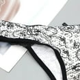 thumbnail image 6 of lulshou Womens Underwear Low Waist Cotton Lace Thong Sexy Solid Color Soft Breathable Underwear, White, L, 6 of 7