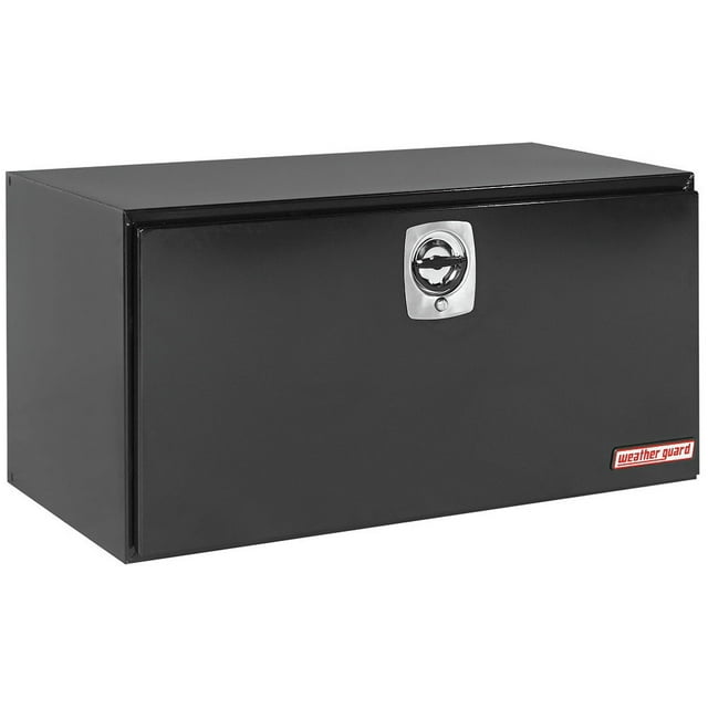 Weather Guard Tool Box 550-5-02 Underbed; Single Door; Smooth; Black; Steel