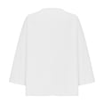 thumbnail image 5 of Fnooota Cardigans for Women, Long Sleeve V Neck Lightweight Spring and Fall Coats White Size L, 5 of 6