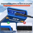 thumbnail image 3 of Stijggn Ice Scraper for Driveway Snow Brush and Ice Scrapers for Car Windshield, Detachable Snow Scrapers with Ergonomic Foam Grip for Snow Removal, Ergonomic Handle, Easy Storage, 3 of 5