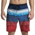 thumbnail image 2 of ZeroXposur Men's UPF 50+ Sun Protection Quick Dry Swim Trunks (Navy Stars, L), 2 of 4