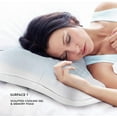 thumbnail image 3 of PureCare Cooling Gel-egant Sculpted Memory Foam and Gel Pillow Featuring Reversible Comfort & Sculpted Support, King (PCFRIOG611), 3 of 7