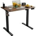thumbnail image 1 of Electric Standing Desk Adjustable Height Electric Stand Up Computer Desk Ergonomic Sit Stand Desk with Computer Workstation Rustic, 1 of 8