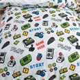 thumbnail image 3 of 3D Cartoon Color Game Pattern Quilt Cover Set Bedding Set Duvet Cover, 3 of 10