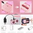 thumbnail image 4 of Hweilai Watch Remote Control Car Toy, 2023 Mini Cartoon RC Car Analog Watch, 2.4G Long Distance Infrared Remote Control Sensing Model Car Toys, Racing Car Watch, Interactive Game Toys for Kids-Pink, 4 of 5