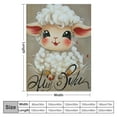 thumbnail image 4 of BCIIG  Lamb Chop Blanket, Dog Blanket Fluffy  Premium Soft Pet Throw, Snuggle Up Your Pup in Cozy Comfort 40x50in, 4 of 6