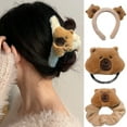 thumbnail image 2 of JZROCKER Girl Capybara Fun Headband Hair Clip for Photo Studio Photo Props, 2 of 21