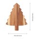 thumbnail image 3 of 1 Juego de tabla de cortar de madera, novedad, tabla de árbol de Navidad, tabla de cortar multifunción con cortador, 3 of 5