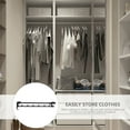 thumbnail image 7 of Retractable Closet Clothes Rod 1 Set Wardrobe Hanger Clothing Rod, 7 of 7