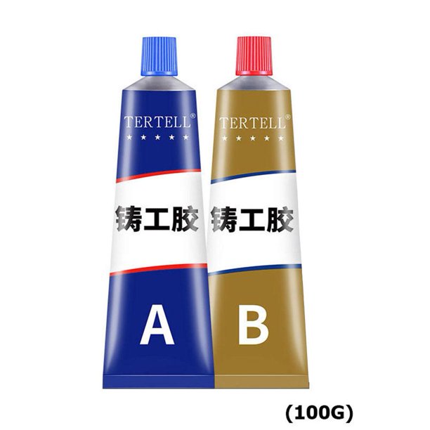 2 uds AB pegamento Metal pegamento fundición Metal reparación defecto soldadura fundido agente (100g)