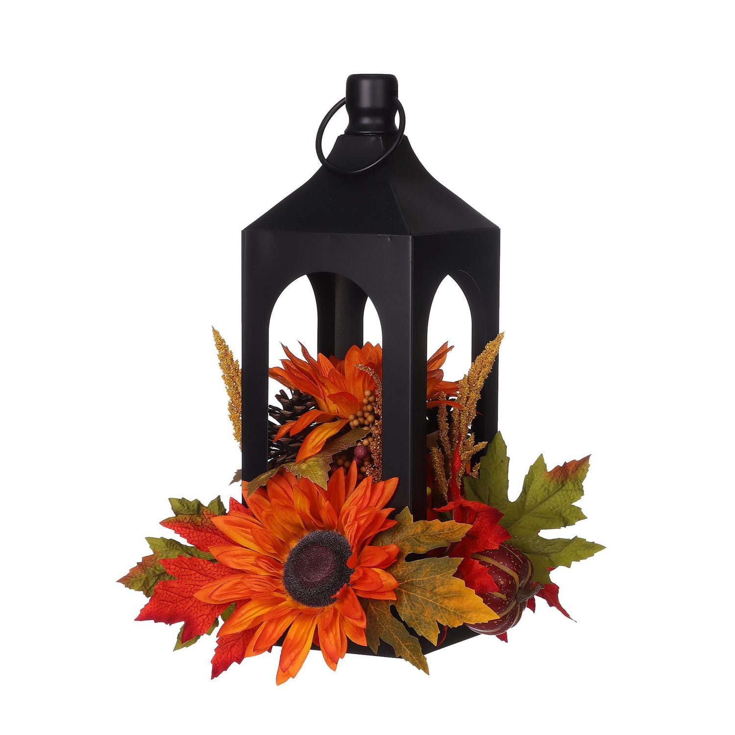 LANTERNE FLORALE LANTERNE FLORALE DÉCOR RÉCOLTE