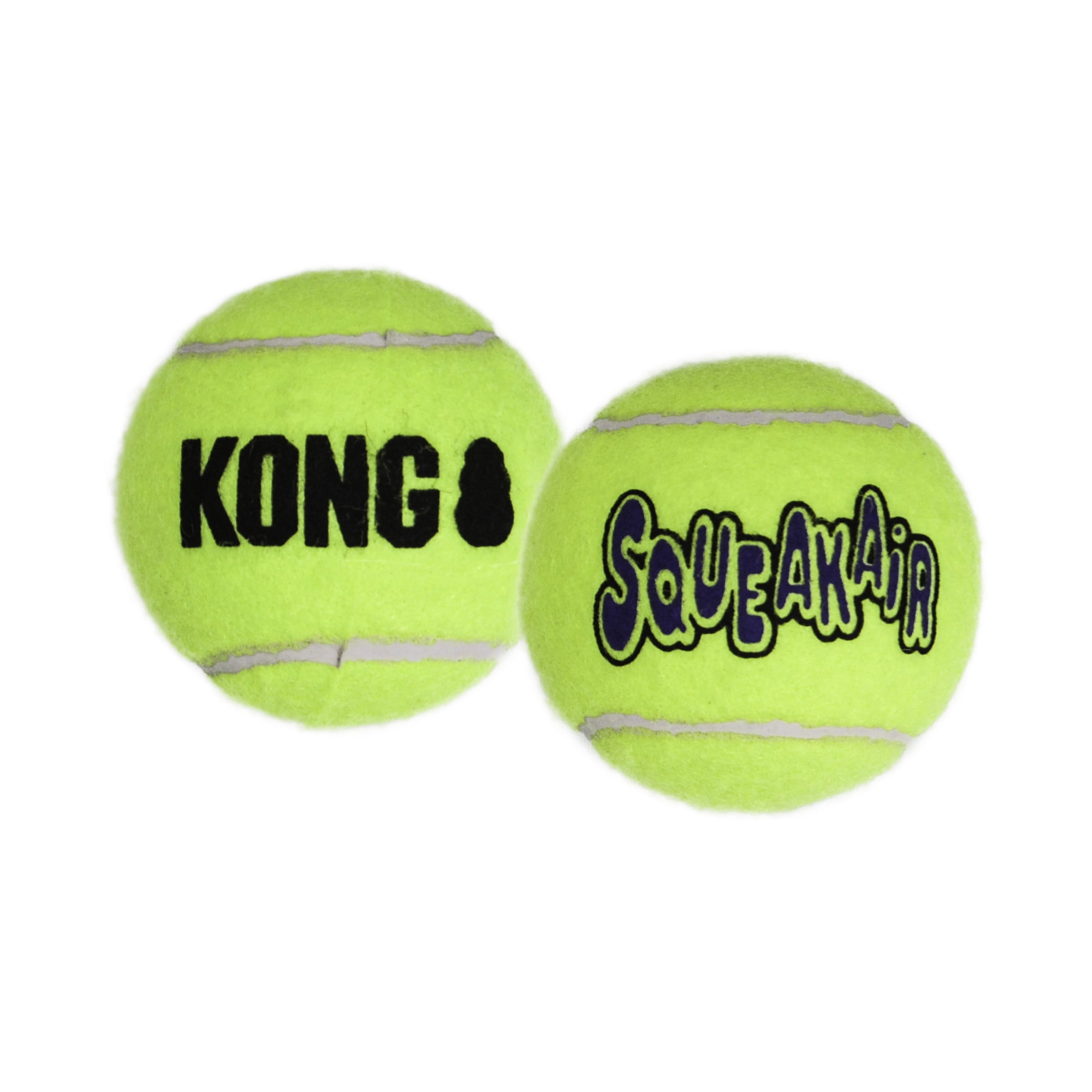 KONG® SqueakAir Tennis Balls Fetch Dog Toy with Squeaker, Large, 2 Count
