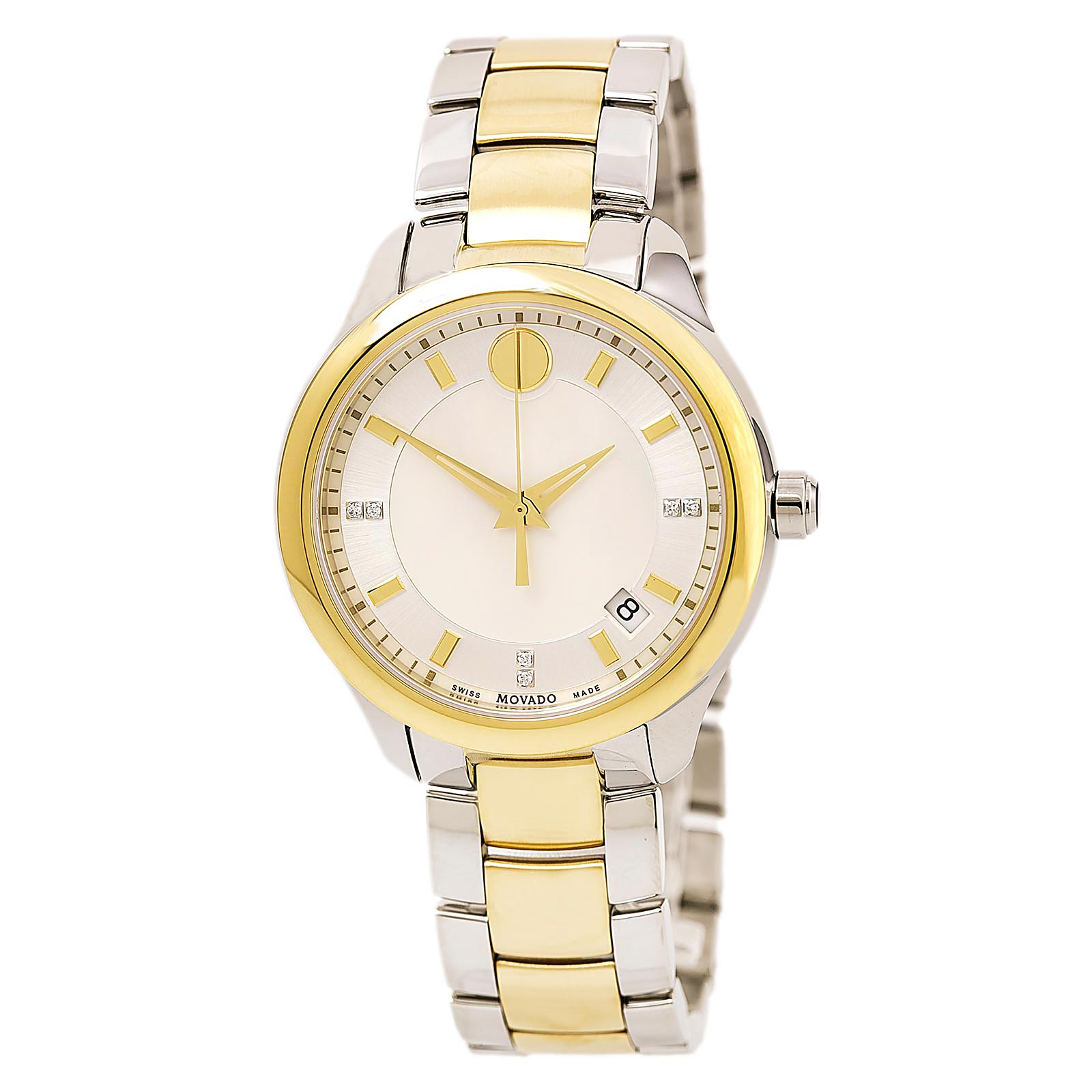 Movado Bellina TwoTone Stainless Steel Ladies Watch 0606979
