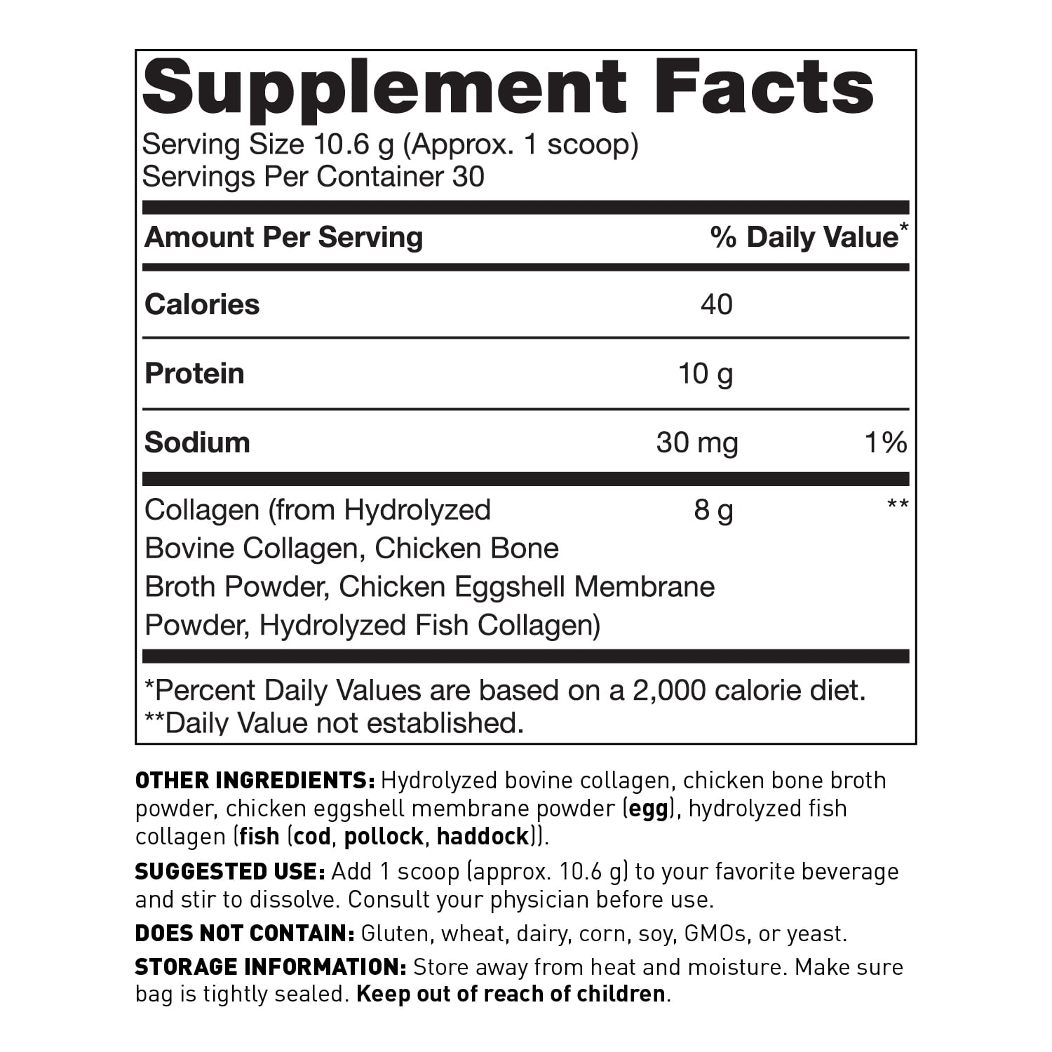 Amy Myers MD Spectrum 5 Collagen Peptides Powder - Daily Collagen Supplement for Healthy Hair, Skin & Nails - For Joint Support, Gut & Immune Health - 30 Servings