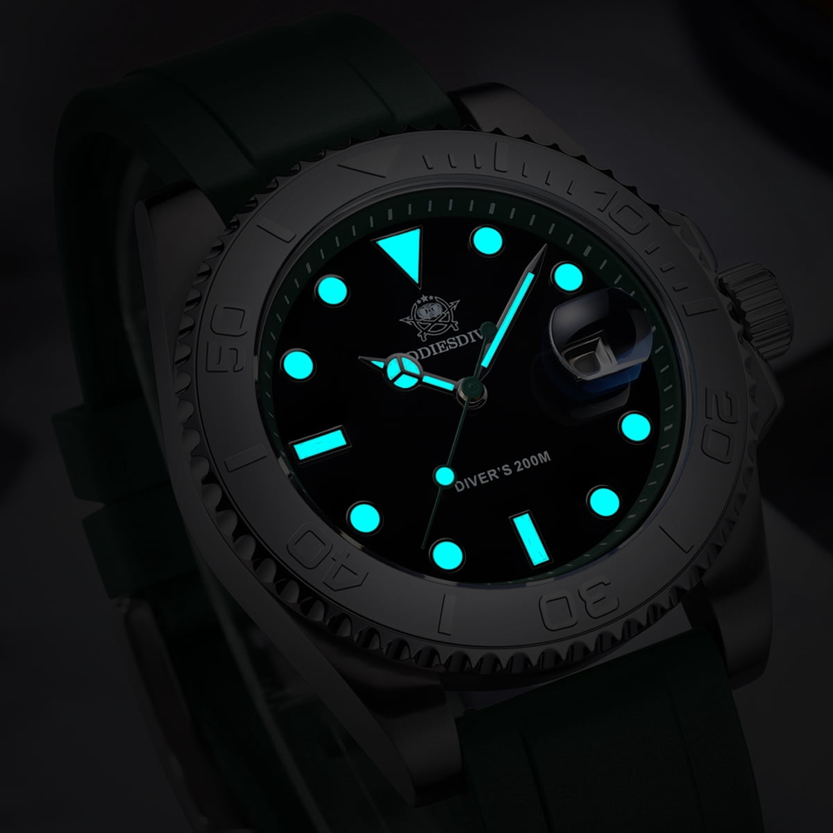 ADDIESDIVE Men's Dive Watch - 200M Water Resistant, Japanese Quartz Movement, Ceramic Bezel & Super Luminous Quartz Watches for Men